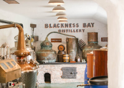 Blackness Bay Distillery near Falkirk, just outside Edinburgh