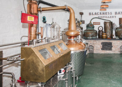 Blackness Bay Distillery near Falkirk, just outside Edinburgh